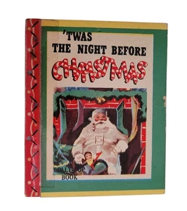 'TWAS THE NIGHT BEFORE CHRISTMAS Children's LOLLY POP BOOK Samuel Lowe 1949 - Picture 1 of 17