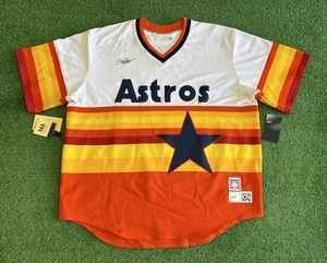 NWT Houston Astro Baseball Jersey Nolan Ryan #34 Nike Tag Size XXL Authentic DS - Picture 1 of 11