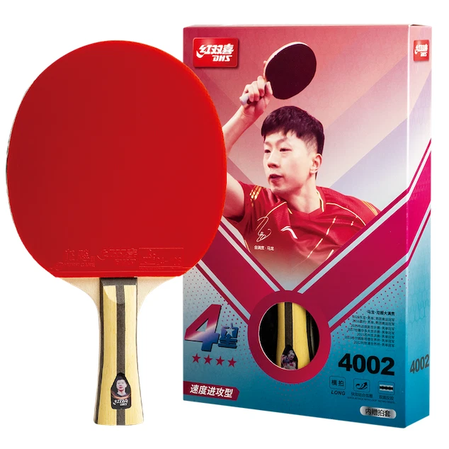 [DHS Sports USA] H4002 4 Star Table Tennis Racket Shakehand Intermediate Paddle - Image 1 of 2