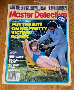 Master Detective März 1982 sehr guter Zustand/sehr guter Erhaltungszustand trug schwarze Spitze zum eigenen Mord - Bild 1 von 3