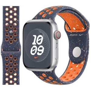Offizielles Apple Watch Nike Sportarmband 49mm 46mm 45mm 44mm Blue Flame Größe S/M - Bild 1 von 13