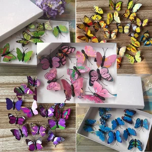 Imitat 3D Schmetterling Design Haarspangen Festival Party Sommer Konzerte 10 Stück  - Bild 1 von 8