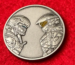 HALO 5 GUARDIANS MEDAL 3D CHALLENGE COIN LIMITED EDITION MILITARE EXCLUSIVE - Picture 1 of 2
