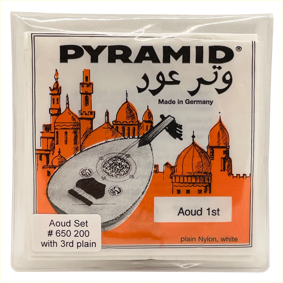 Piramide Araba Aoud 10 Corde | Corde Oud | Corde Aoud | 650 200 | NUOVO - Immagine 1 di 1