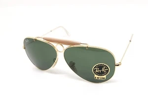 Ray-Ban 3138 SHOOTER 001 58◻09 | Occhiali da sole aviator oro | Lenti G-15 - Foto 1 di 8