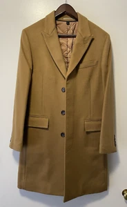 J.Crew - Ludlow Peak Lapel Wool Cashmere Camel Coat with Thinsulate - size S/36 - Picture 1 of 10