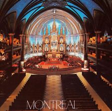 Vintage Postcard, MONTREAL, QB, CANADA, Interior Of Notre Dame Cathedral & Nave