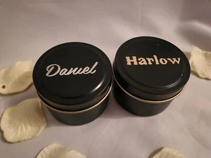 wedding favours/ personalised candles - Picture 1 of 4