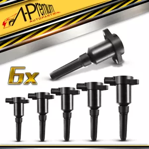 A-Premium 6x Ignition Coil for Jaguar XJ6 XJs Vanden Plas 1995-1997 4.0L UF-384 - Picture 1 of 8