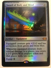 Mtg: Sword of Body and Mind/ Double Masters/ FOIL