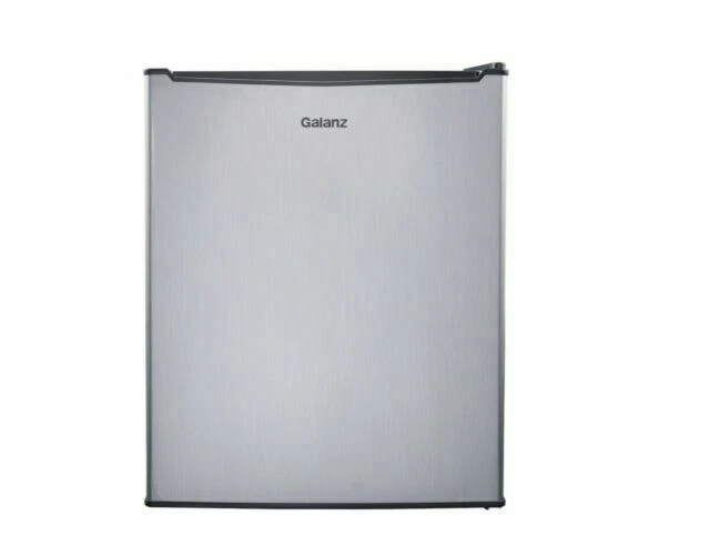 Galanz GL27S5 2.7 CU FT Stainless Steel Look Single Door Compact Refrigerator