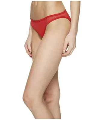 Stella McCartney Red Neoprene Mesh Classic Bikini Bottom SZ S - Image 1 of 3