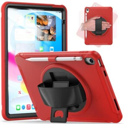 Rugged Shockproof Stand Case For iPad 10th Generation 10.9 iPad 5th 6th Mini Air - Image 1 of 4