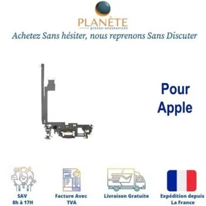 Nappe Dock  Connecteur  Charge Bleu iPhone 12 Pro Max A2342 A2410 A2411 A2412 - Photo 1 sur 1