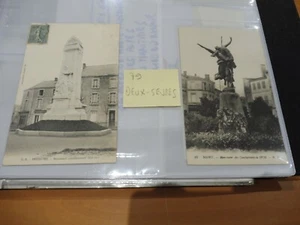  ANCIENNE CARTE POSTALE ORIGINALE LES MONUMENTS DE GUERRE 1870-71 - FRANCE 79 - Imagen 1 de 1