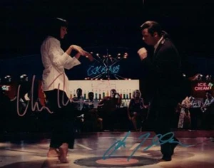 John Travolta Uma Thurman 8x10 Autographed Signed Photo Good Looking and COA - Picture 1 of 1