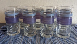 HTF Pfaltzgraff Rio Set of 8 16 oz Glassware Cooler Glass Set - Picture 1 of 2