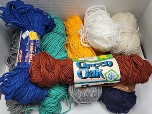 Vintage YARN 9 Assorted SKEINS And Colors See Pictures - Picture 1 of 5