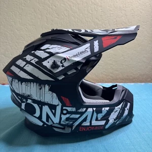 O'Neal 2 SRS Glitch Black / White Helmet Small 0200-162 - Picture 1 of 10