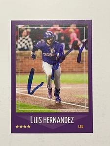 Biglietto firmato LSU Tigers LUIS HERNANDEZ - Foto 1 di 1