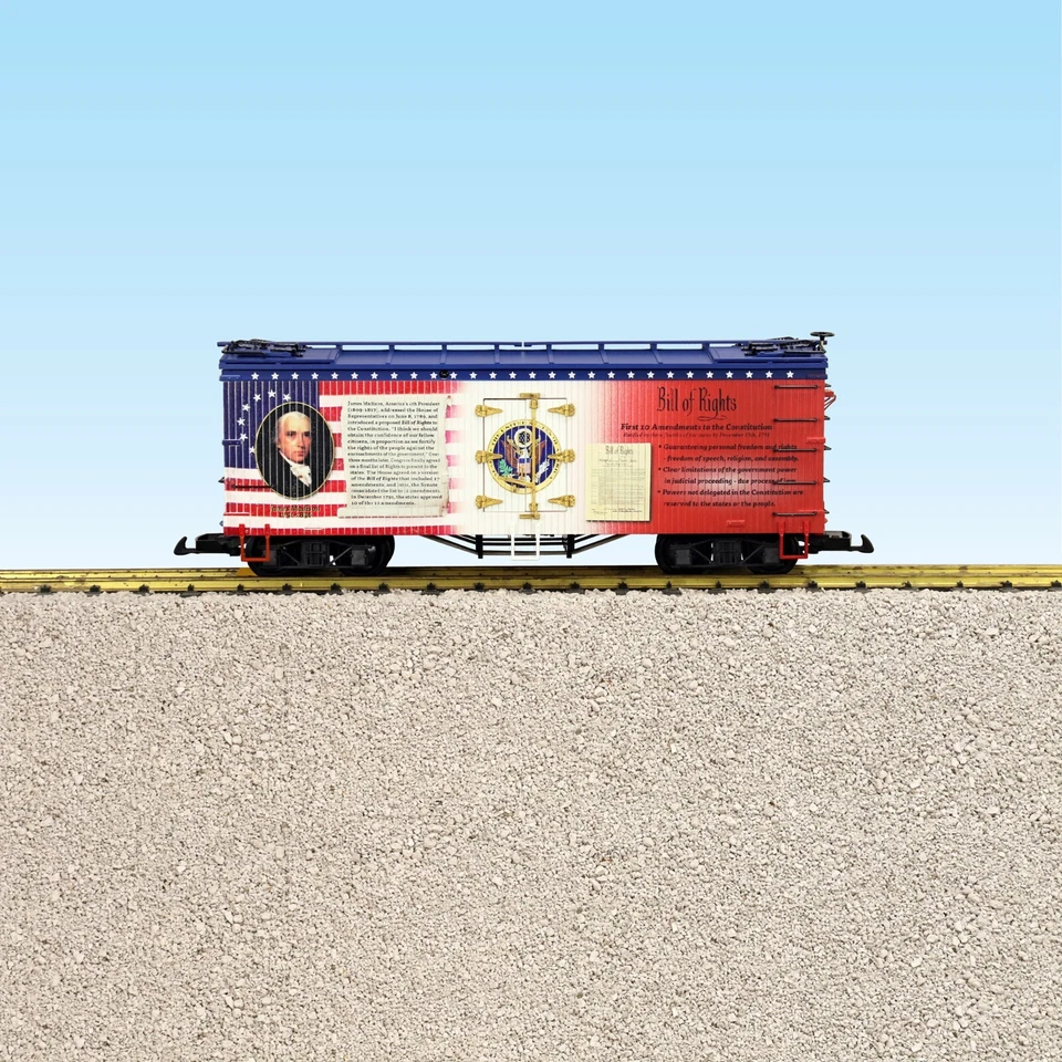 USA Trains G Scale R16060 BILL OF RIGHTS PATRIOTIC CAR NEW RELEASE - Image 1 of 1