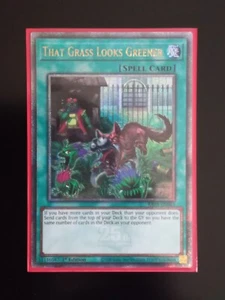 RA03-DE063 Das Gras sieht grüner aus Quarter Century Secret Rare 1. Auflage YuGiOh NM - Bild 1 von 2