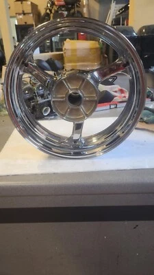 2006 06 Honda CBR1000RR CBR 1000 CHROME  FRONT REAR RIM WHEEL SET - Image 1 of 2