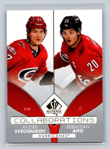 2022-23 SP Authentic #C-4 Svechnikov/Aho - Collaborations Insert - Hurricanes - Bild 1 von 2