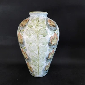 VINTAGE DENBY GLYN COLLEDGE STONEWARE VASE - GLYNBOURNE SERIES 35 CM TALL - Picture 1 of 6