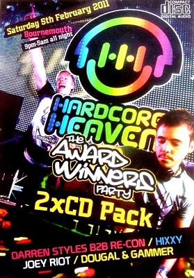 HARDCORE HEAVEN AWARD WINNERS PARTY - CD PACK DOUGAL DARREN STYLES RAVE CDJ DJ - Image 1 of 2