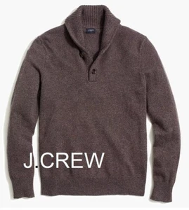 J.CREW Chal Cuello Cuello Lana Cordero Lana Marrón Suave Brezo Lavable Sin S - Imagen 1 de 9