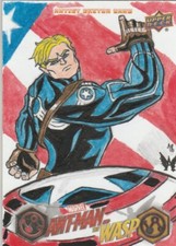 2018 Upper Deck Marvel Ant-man Wasp Artist Sketch Angelo de Capua 1/1