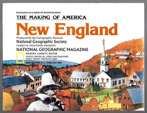 Map National Geographic New England 1987 - Picture 1 of 3