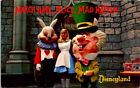 Postcard Disneyland March Hare Alice Mad Hatter Alice in Wonderland