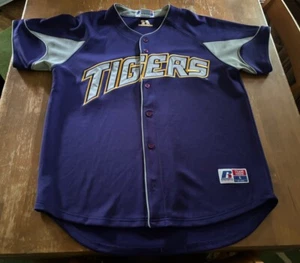 Vintage 90s LSU Tigers Russell Athletic Jersey Authentic Deadstock NEW!! - Picture 1 of 5