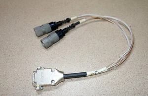 Aviation Audio Steckverbinder "Y" Kabel DB15 auf 55116 6-poliger Stecker (B3) - Bild 1 von 4