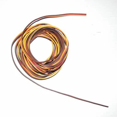 5M 3-Pin cable 30x0.08mm /1.2mm fit for JR servo wire RC model electronic wiring - Image 1 of 3