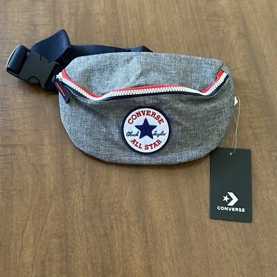 Riñonera Converse Sport Active Cintura Ajustable Gris Viaje Gimnasio Bolsa Nueva Foto 1 de 4