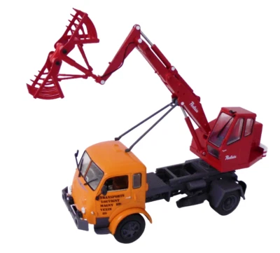 Saviem 4x4 avec Pelle Mécanique Poclain - 1/43 Camion Renault Altaya SM1