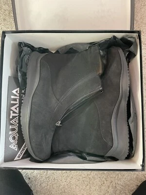 Botas Chelsea Aquatalia Negras Mujer Talla 8.5 Nuevas en Caja Foto 1 de 4