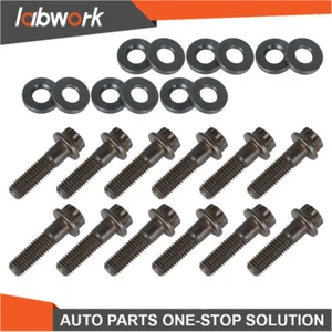 Labwork 134-1202 Chromoly Header Exhaust Manifold Bolts For GM LS LS1 LS2 Series - Picture 1 of 8