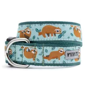 The Worthy Dog Sloth Adjustable Dog Collar - Picture 1 of 3