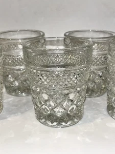 7 Anchor Hocking Wexford On the Rocks Tumblers 8 oz Diamond Old Fashioned Glass - Picture 1 of 7