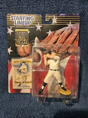 Figura de acción Hasbro Lou Gehrig 2000 Starting Lineup All Century Team  Foto 1 de 4