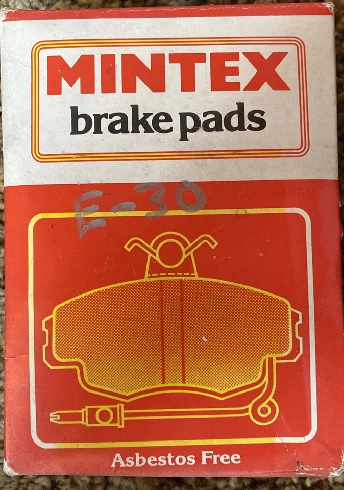 Juego de pastillas de freno traseras Mintex para e30 BMW 318i 318is 325i 325is WVA 20 675 17,00 NOS Foto 1 de 4