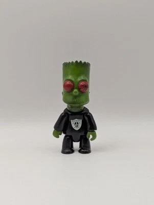 Toy2R The Simpsons 3" Qee Bart Simpsons Figure - Raiders - Image 1 of 3