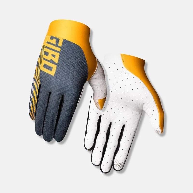 Guantes de ciclismo de montaña Giro Trixter, amarillo oscuro tiburón/espectro, grandes Foto 1 de 1