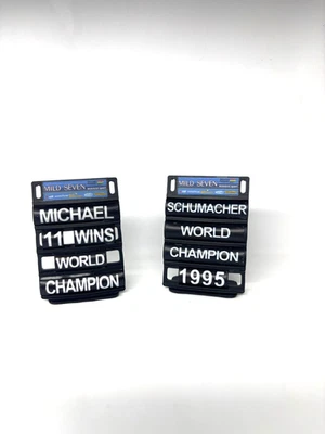 Pitboard 1:43 1:18 1:24 1:12 1:8 SCHUMACHER BENETTON B195 world champions 1995 - Immagine 1 di 2