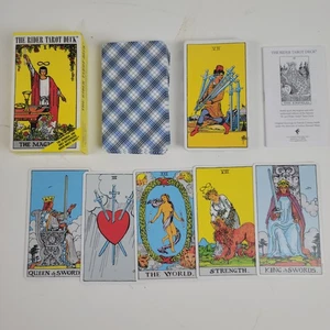 Baraja de cartas del tarot The Rider The Magician Italia 1971 de colección baraja de 78 cartas usada en excelente estado - Imagen 1 de 7