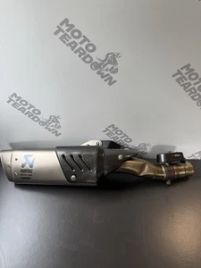 YAMAHA R6 AKRAPOVIC TITANIUM SILENCER EXHAUST CAN 2017-2024 R6 AKRAPOVIC EXHAUST - Picture 1 of 24